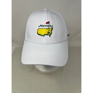 Masters Golf Hat Tournament Merchandise Mens OSFA White New Snapback Cap 2024